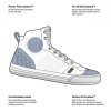 BUTY MOTOCYKLOWE REBELHORN SPIKE GREY 38